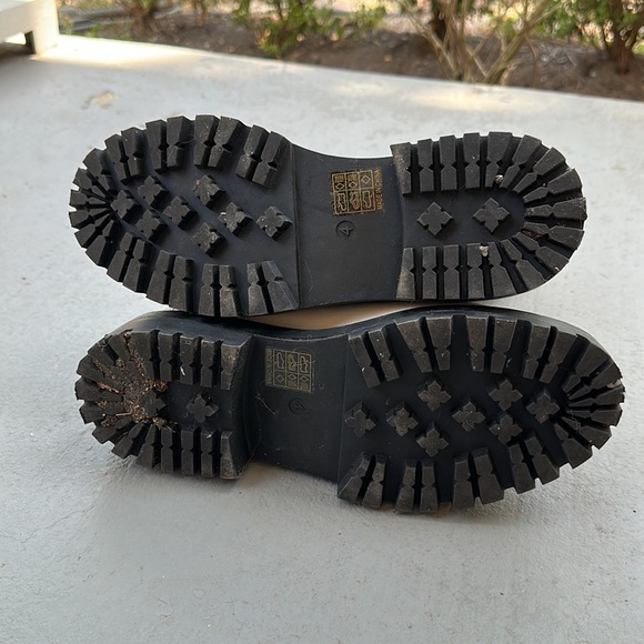 Nasty Gal Size 37 White Moto Boots - Picture 6 of 7